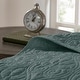 preview thumbnail 46 of 129, Madison Park Mansfield Reversible Oversized 3-piece Solid Texture Bedspread Quilt Set with Matching Shams