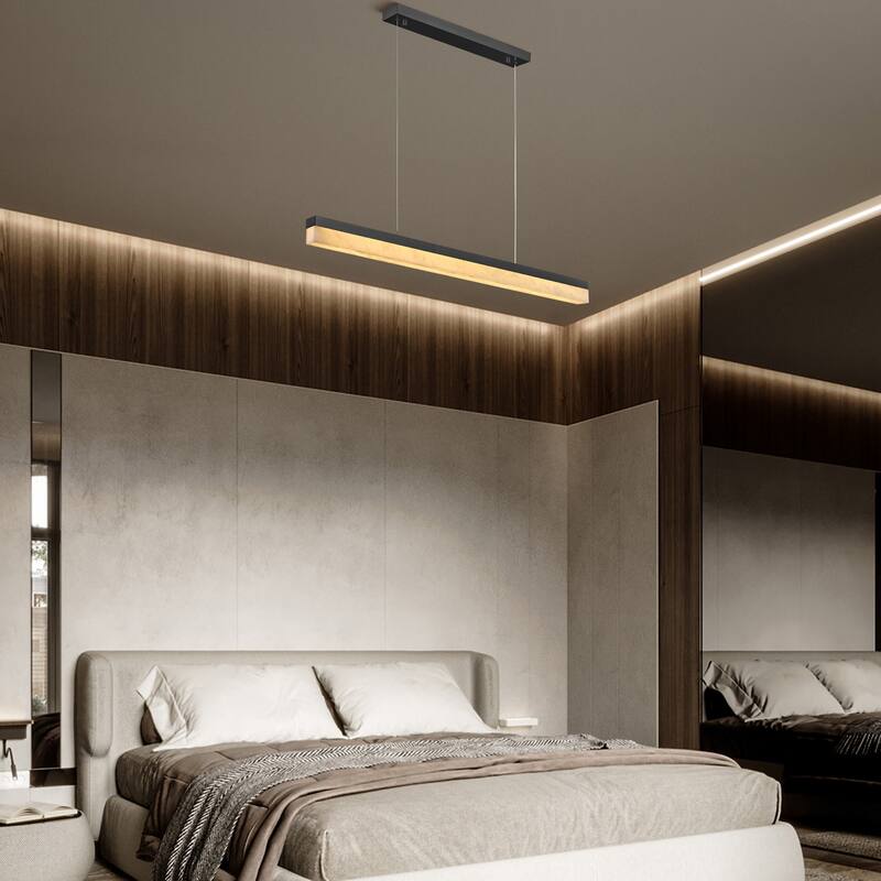 KAYLA Alabaster Pendant Light 1200 - 1800 Matte Black/Gold