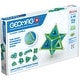 preview thumbnail 1 of 3, Geomag Classic Panels Magnetic Building Set, Green Line Color, 114 Pieces Blue, Green - Kids