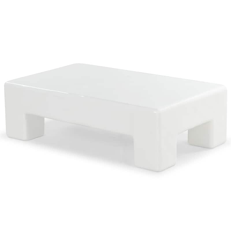 SAFAVIEH Couture Branford Rectangle Concrete Coffee Table - 53"W x 32"D x 16"H