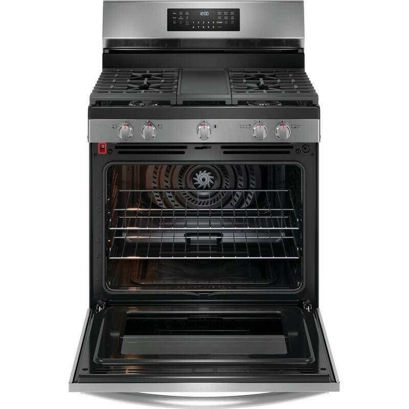 Frigidaire GCRG3060B Gallery 30" Wide 5.1 Cu. Ft. Free Standing Gas