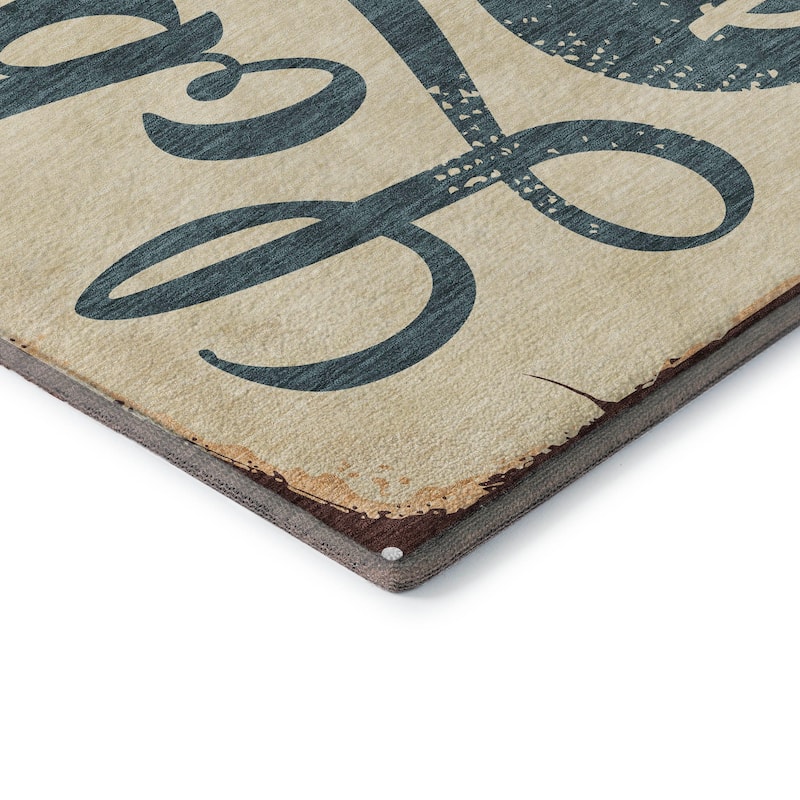 Premium Washable Super Soft Lobster Market Mayfield Rug