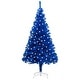 preview thumbnail 7 of 60, vidaXL Artificial Christmas Tree with LEDs&Stand Decor Multi Colors/Sizes