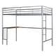preview thumbnail 34 of 58, Artsy Twin Over Full Metal Bunk Bed with Integrated Desk, Ladder and Quality Slats for Bedroom, Versatile Use