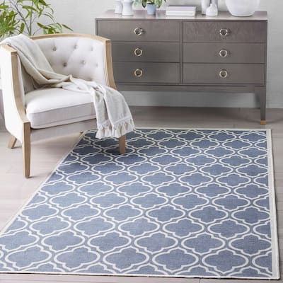 Well Woven Apollo Lattice Moroccan Machine Washable Area Rug