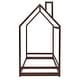 preview thumbnail 18 of 45, Twin Size House Bed with Roof, Playhouse Design, and Pinewood Frame