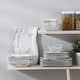 preview thumbnail 30 of 49, MALACASA Flora Porcelain Wavy Modern Dinnerware Set (Service for 6)