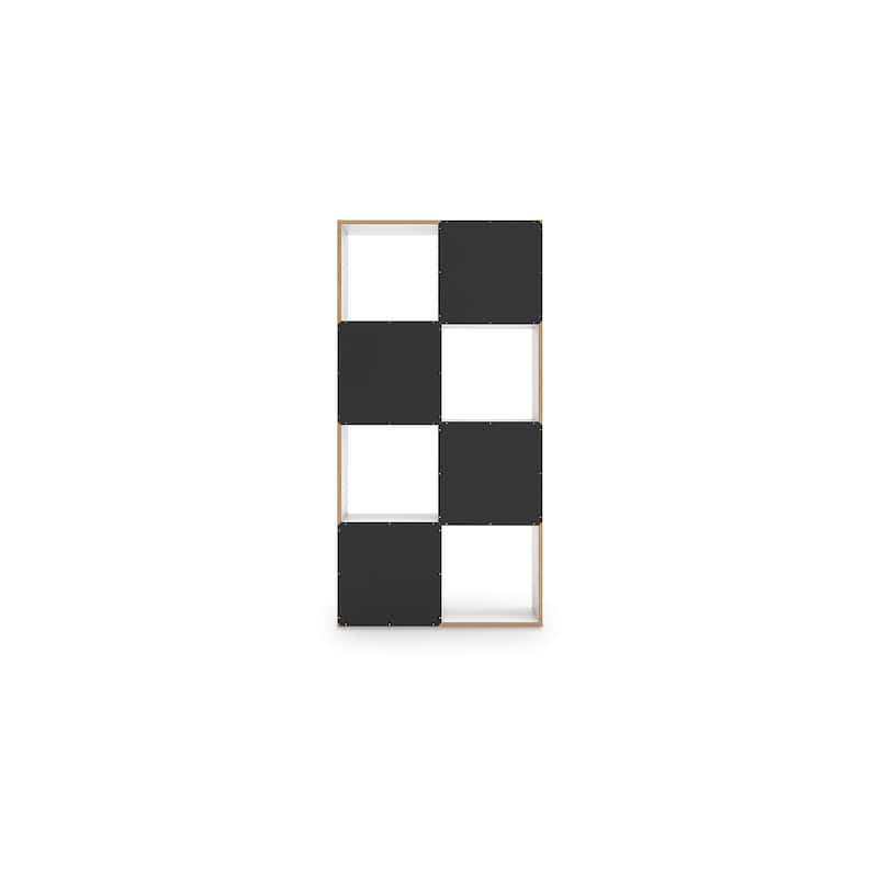 Signature Design by Ashley Onita White 8 Cube Organizer - 24" W x 12" D x 47" H