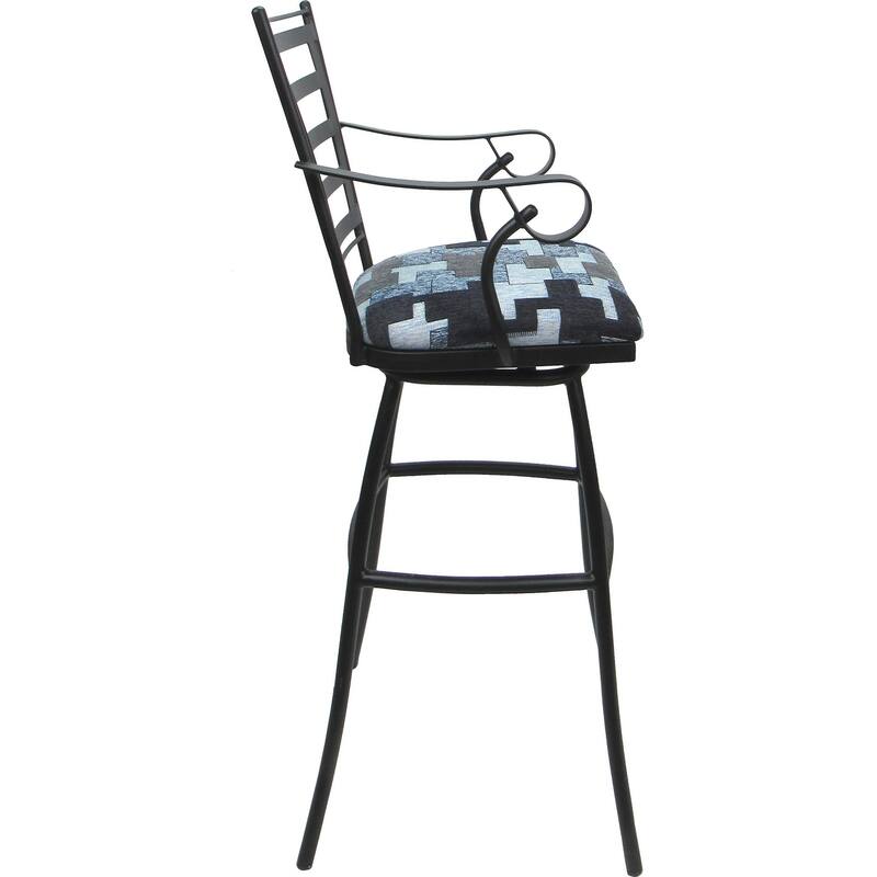 Outdoor Indoor Bar Stool Counter Extra Tall - Jenna with Arms