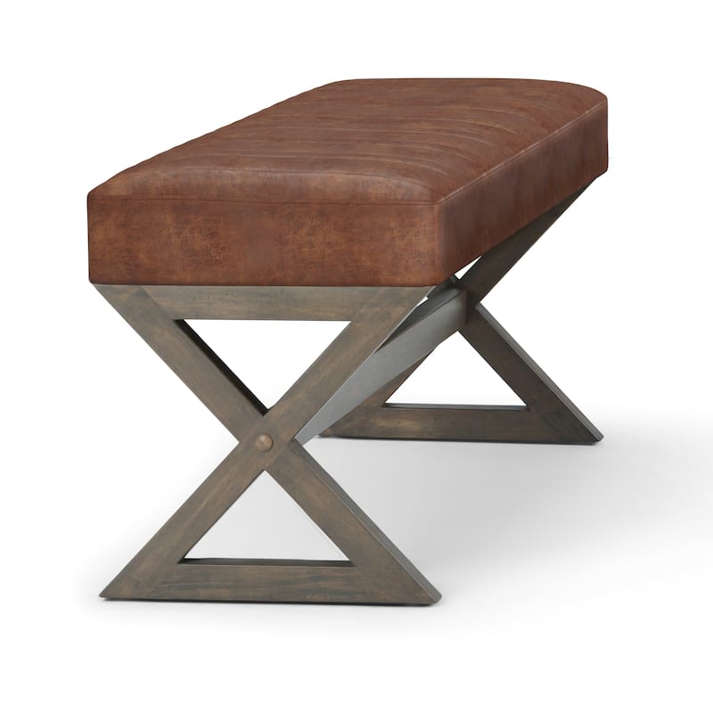 WYNDENHALL David 48 inch Wide Contemporary Rectangle Ottoman Bench