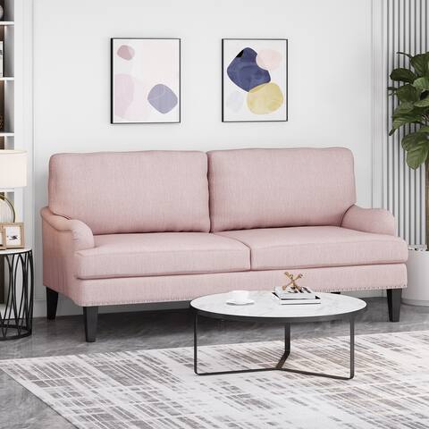 Auriga Contemporary Fabric Loveseat by Christopher Knight Home