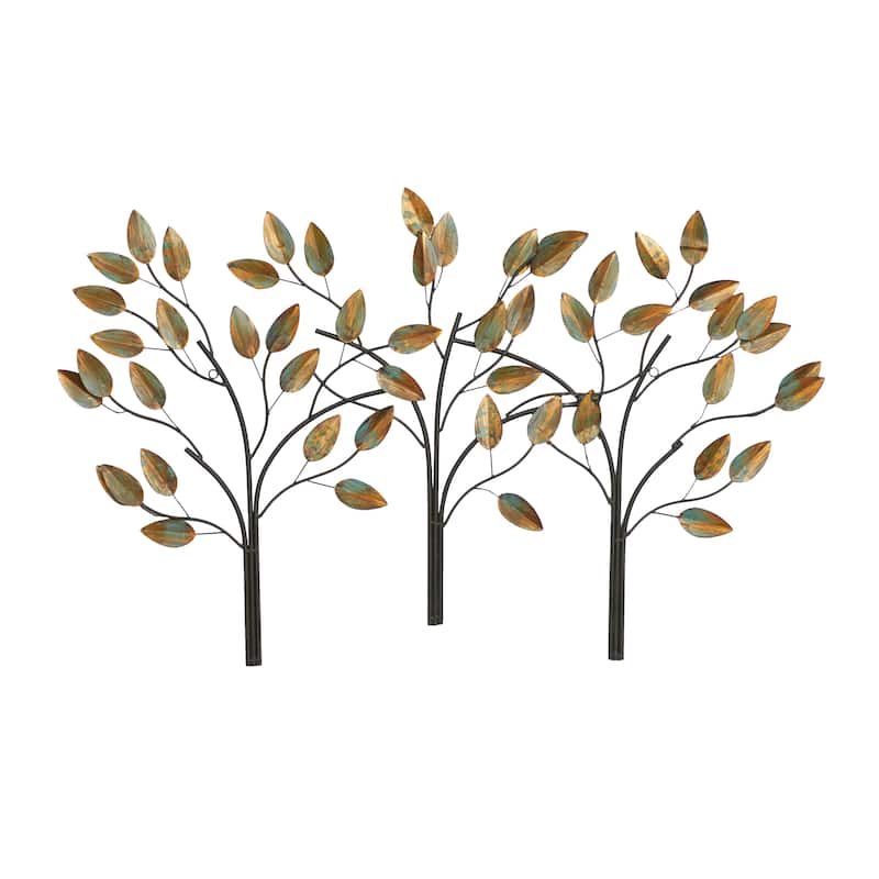 Metal Tree Wall Decor - Brown - Roche River Decor