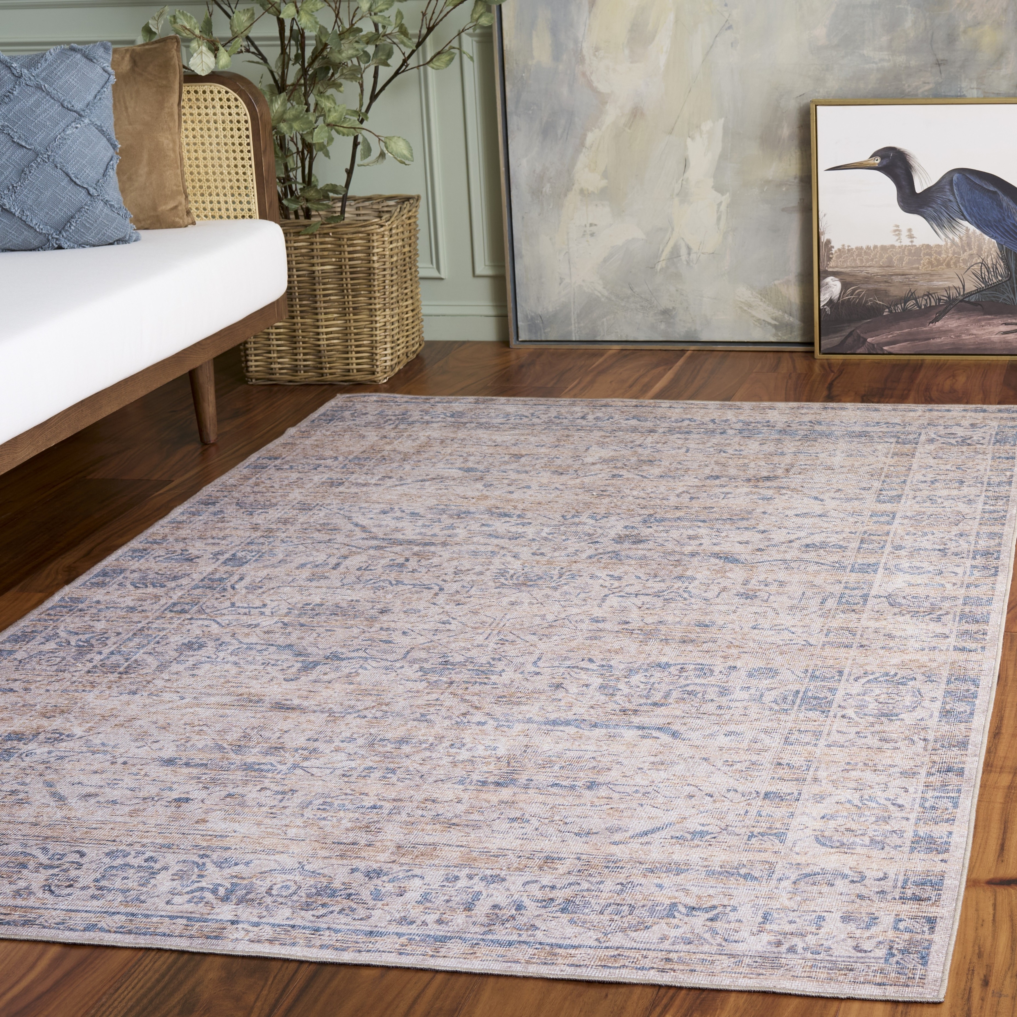SAFAVIEH Vintage Heriz Aurelienne Machine Washable Rug