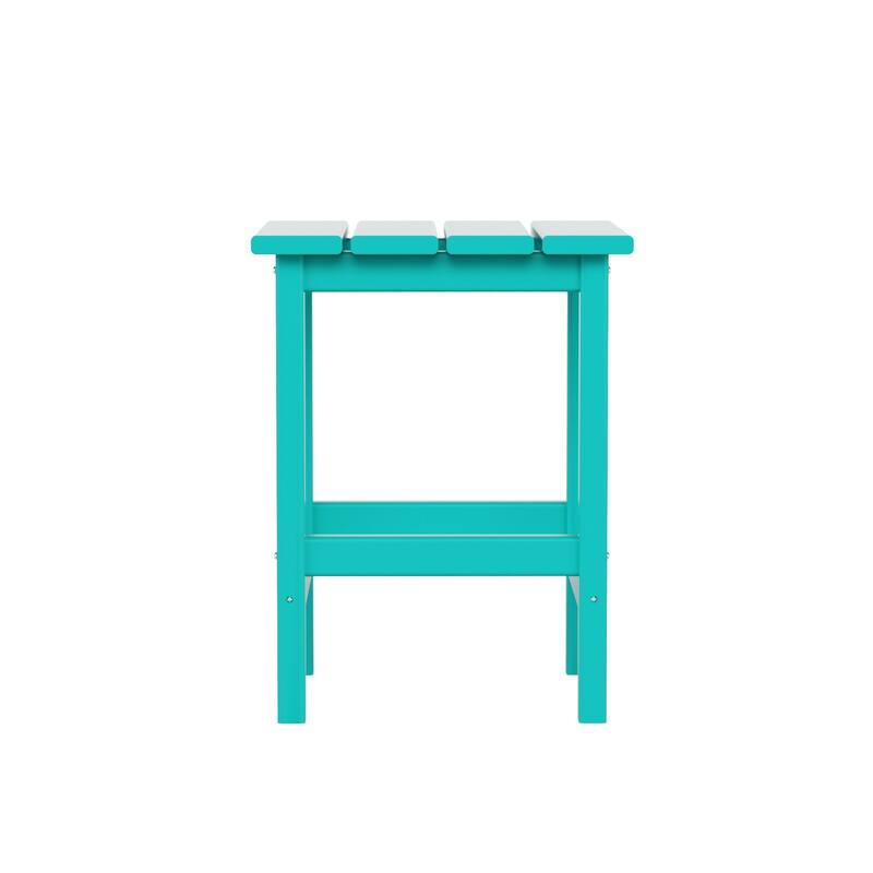 Laguna HDPE Eco-Friendly Outdoor Square Patio Side Table