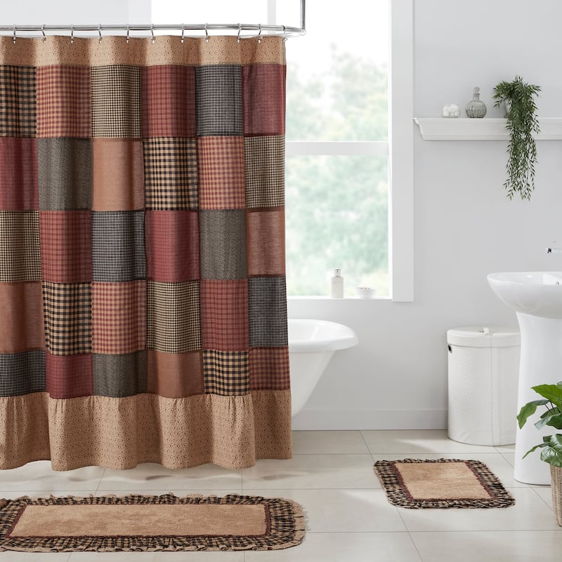 Maisie Patchwork Shower Curtain 72x72