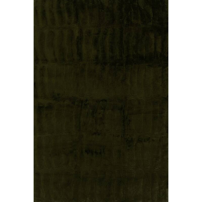 Nuloom Tavina Solid Cloud Washable Area Rug
