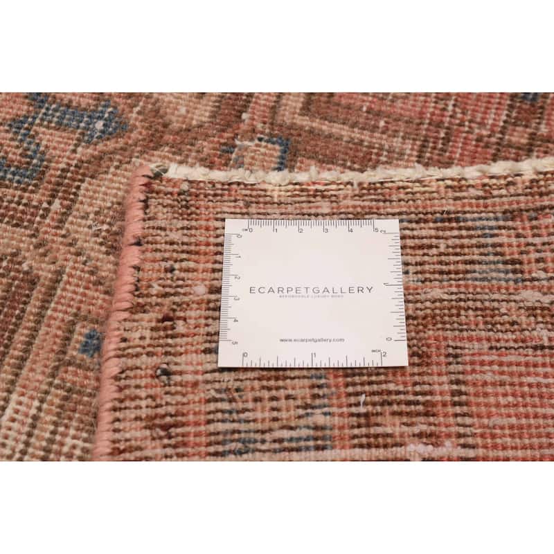 ECARPETGALLERY Hand-knotted Antalya Vintage Dark Copper Wool Rug - 3'8 x 10'5