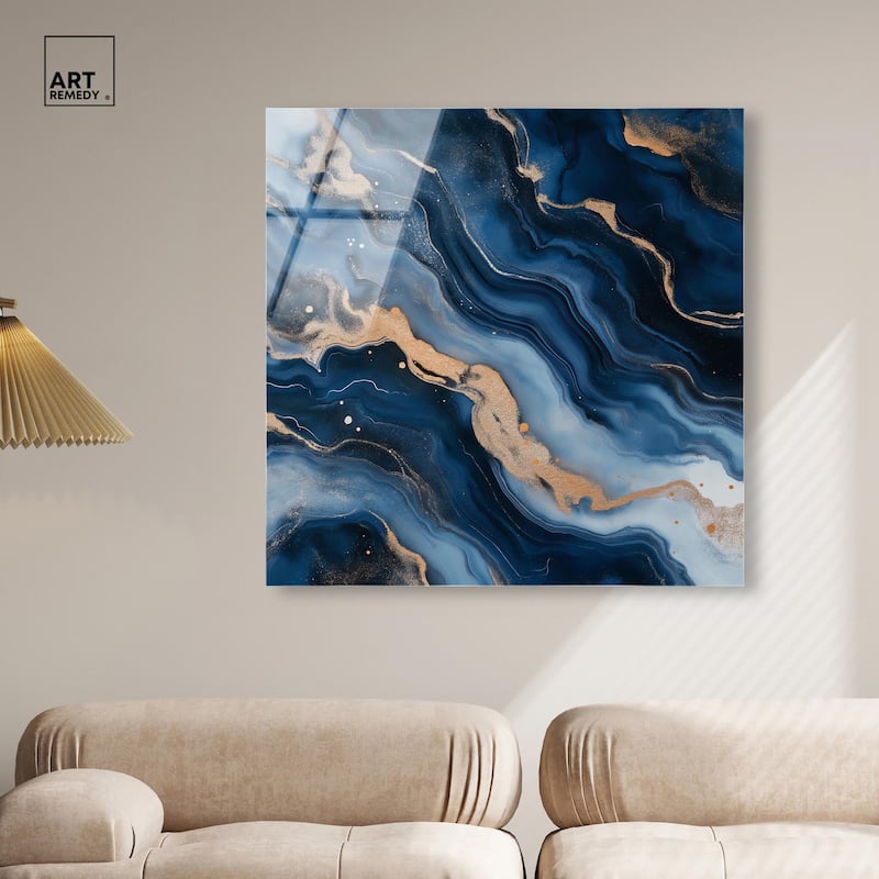 Deep Sea Geode II Acrylic by Art Remedy, Ready to Hang