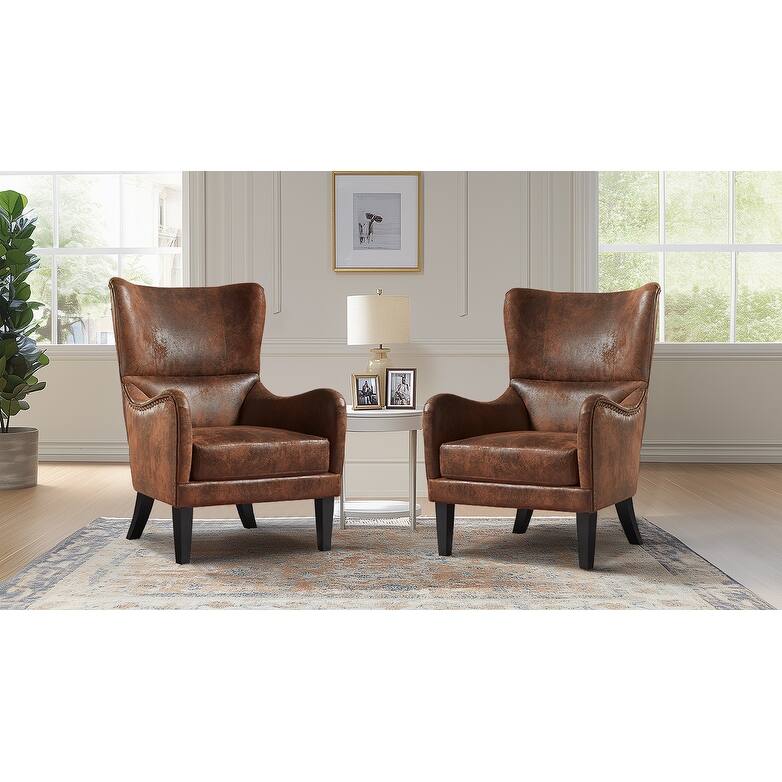 Studded Chair Arm Chair,Set of 2