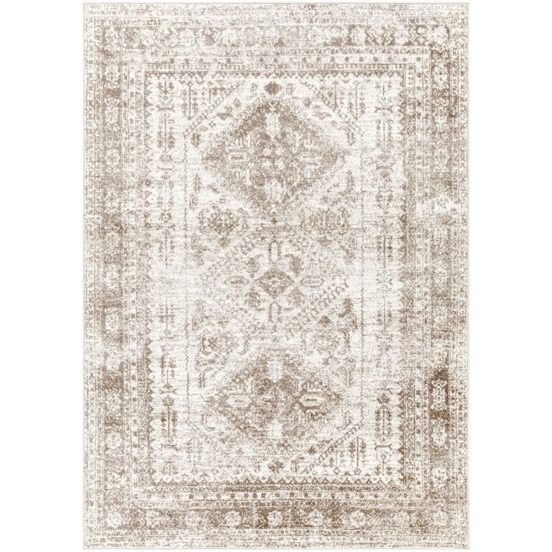 Livabliss Monte Carlo Updated Traditional Medallion Area Rug