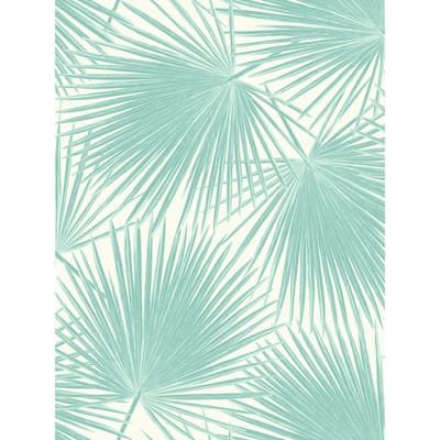 Seabrook Designs Aruba Palm Leaf Unpasted Wallpaper