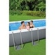 preview thumbnail 4 of 6, Bestway Power Steel 18' x 9' x 48" Rectangular Above Ground Swimming Pool Set - 280