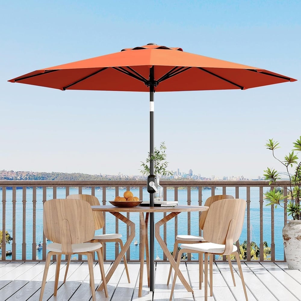 10 FT Outdoor Table Patio Umbrella, Waterproof UV Protection for Garden, Backyard, Poolside