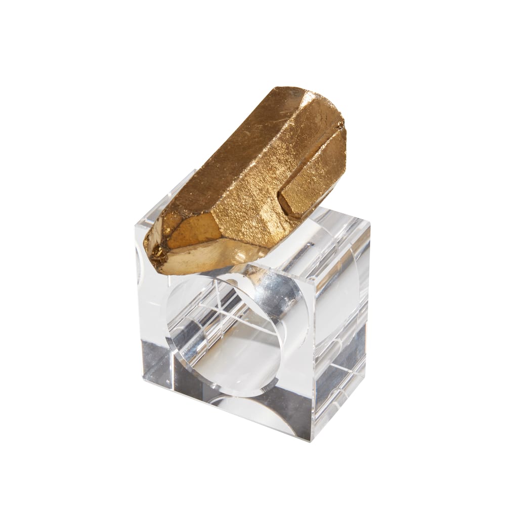 Luxe Quartz Napkin Ring (Set of 4)