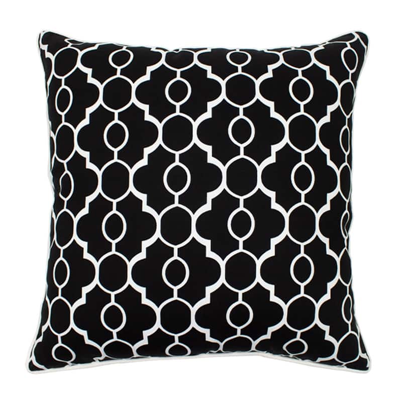 Jiti Outdoor Viceroy Geometric Patterned Waterproof Sunbrella Decorative Square Throw Pillows