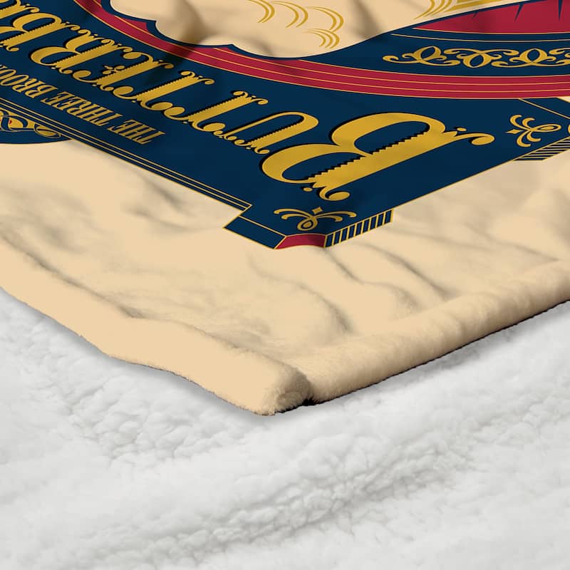 Warner Brothers Harry Potter Silk Touch Sherpa Throw Blanket
