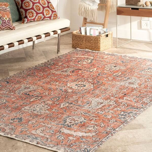 Shop Nuloom Transitional Vintage Ruari Area Rug On Sale Overstock 28586581 5 3 X 7 7