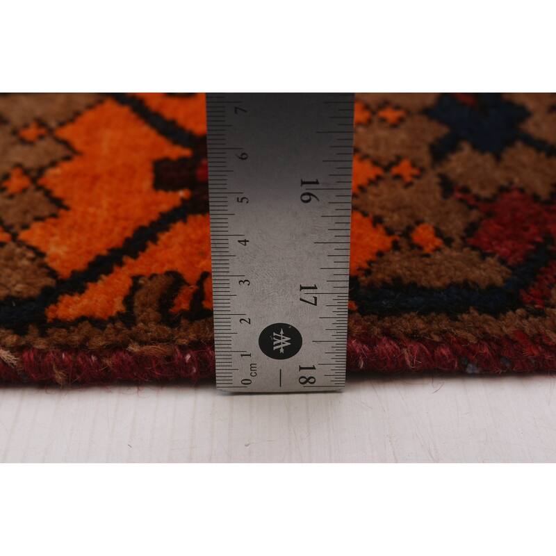 ECARPETGALLERY Hand-knotted Anadol Red Wool Rug - 3'7 x 9'11