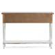 Farmhouse Distressed Wood and Metal 3-Drawer Console Table