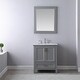 preview thumbnail 2 of 110, Altair Isla Single Bathroom Vanity Set and Aosta White Countertop with Mirror