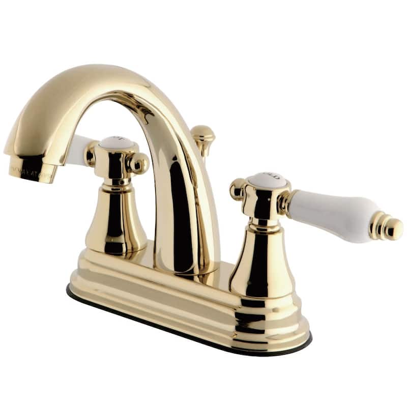 Kingston Brass Bel Air Centerset Bathroom Faucet - Includes Metal - Polished Brass