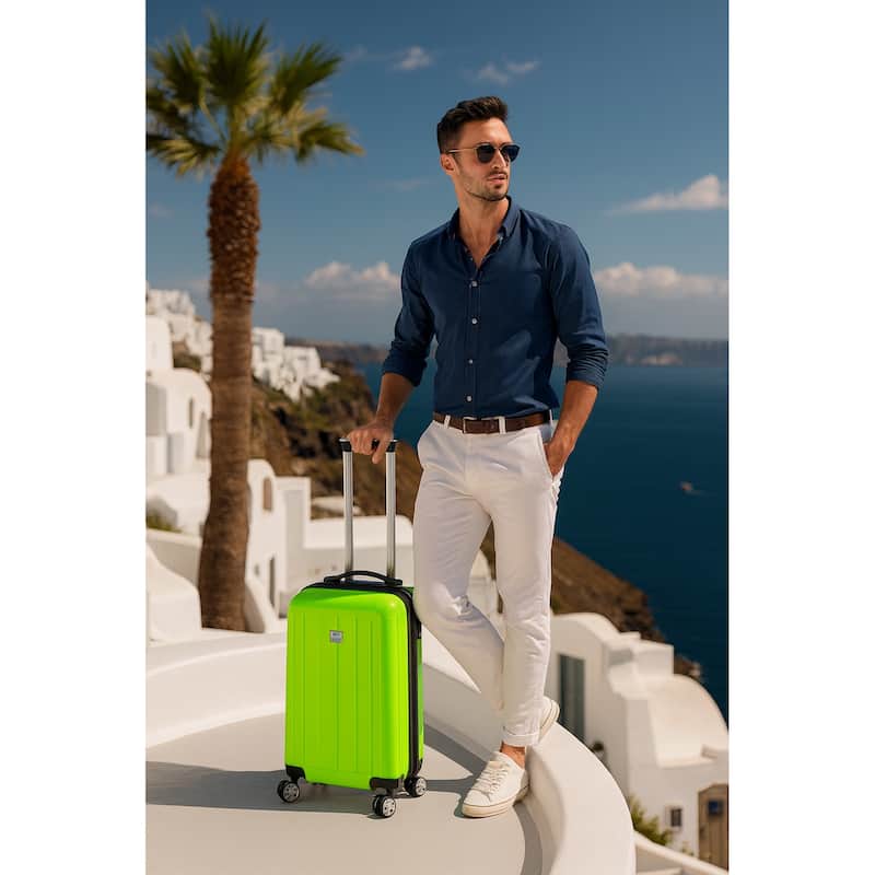 World Traveler 20" Spinner Carry-On Lightweight Airline Approved