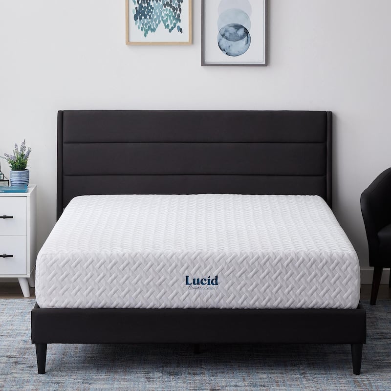 Lucid 12-inch Plush Gel Memory Foam Mattress