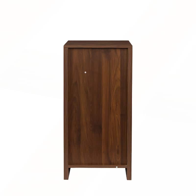 Modular Wine Bar and Buffet Cabinet with Hutch for Dining and Living Rooms