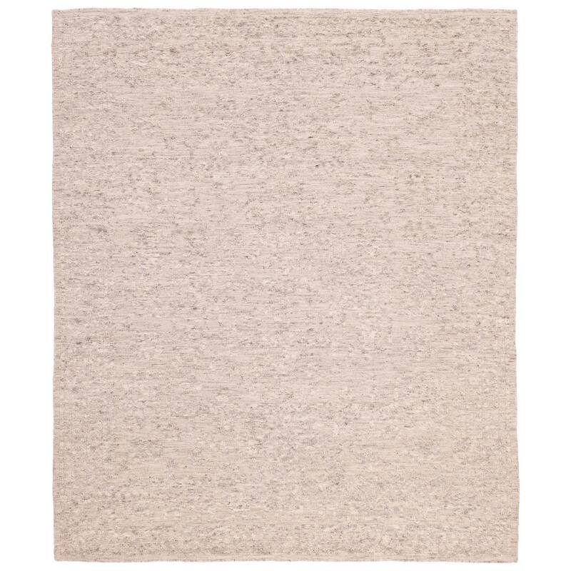 ECARPETGALLERY Hand-knotted Looma Light Grey Wool Rug - 8'1 x 9'10