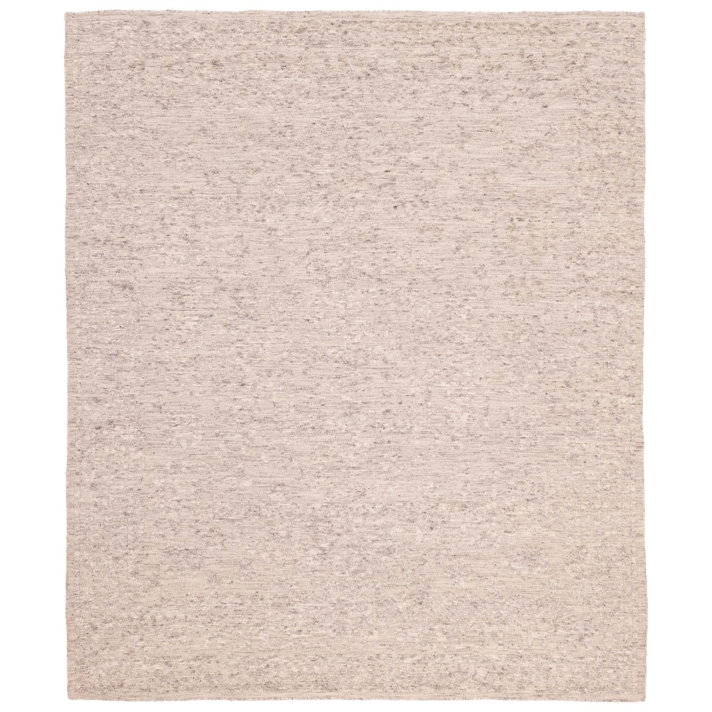 ECARPETGALLERY Hand-knotted Looma Light Grey Wool Rug - 8'1 x 9'10