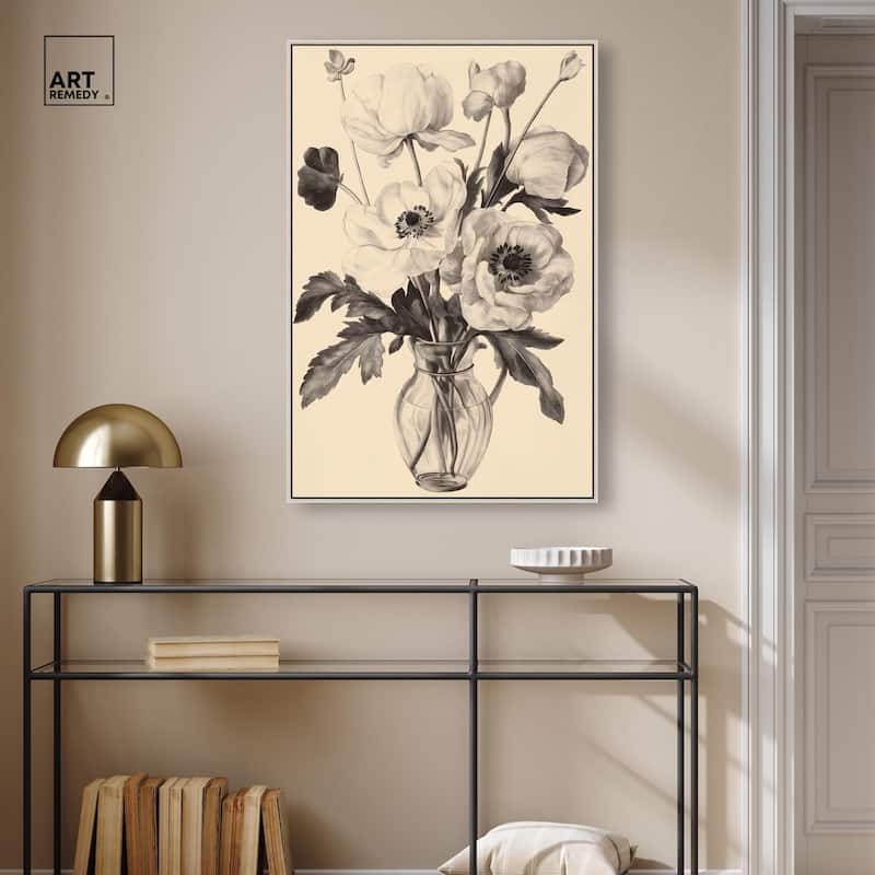 Herbarium's Hush III Canvas by Art Remedy