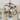 4-Light Farmhouse Chandelier, Adjustable Rustic Wood Ceiling Light Fixture for Dining Room for Kitchen, Living Room, Bedroom