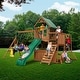 preview thumbnail 1 of 11, Swing-N-Slide Knightsbridge Plus Wood Outdoor Swing Set