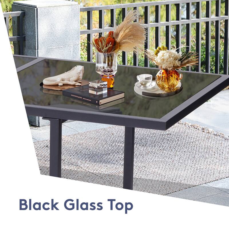 3-Piece PE Rattan Patio Conversation Set