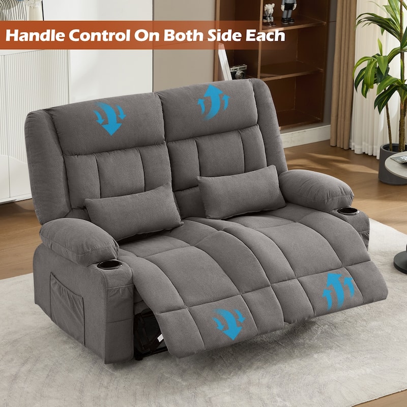 Recliner Loveseat with Cup Holders for Living Room Love Seat
