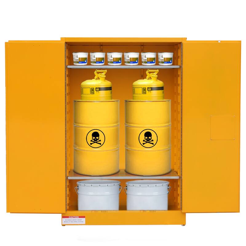 Steel Flammable Safe Storage Cabinet with 2 Shelf