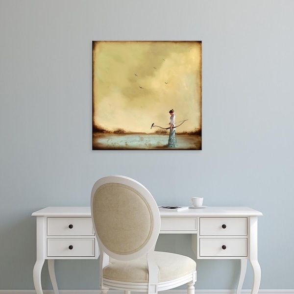 Easy Art Prints Alicia Armstrong's 'Second Thoughts' Premium Canvas Art