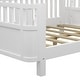 preview thumbnail 34 of 41, Toddler Low-profile Bed with Fences Headboard Footboard and Removable Side Rails for Kids, Girls and Boys Wooden Daybed
