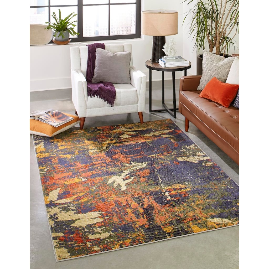 Contemporary Cleley Collection Area Rug