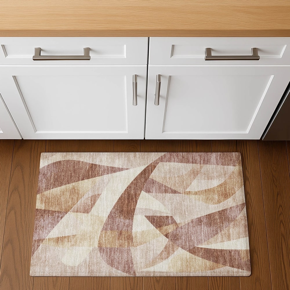 Premium Washable Super Soft Abstract Contemporary Mayfield Rug